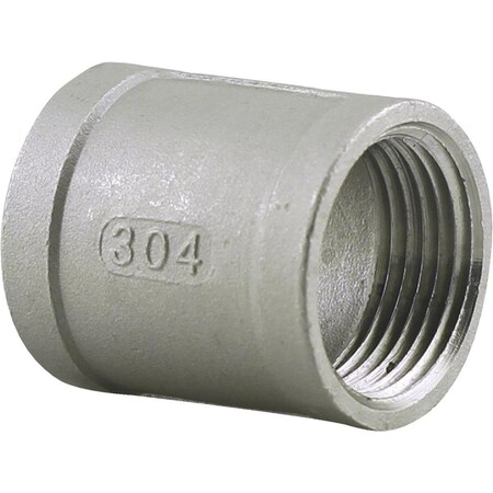 Plumbeeze PLUMB-EEZE 1/2 In. FIP Stainless Steel Coupling U2-SSC-05